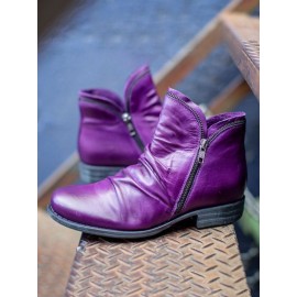 Casual Fashion Low Heel Winter Boots