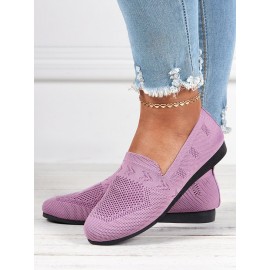 Women's Breathable Mesh Fabric Flat Shoes