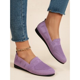 Women's Breathable Mesh Fabric Flat Shoes