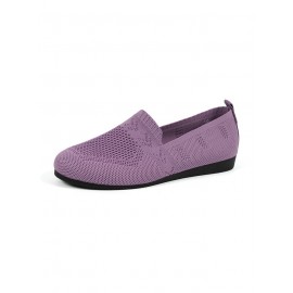 Women's Breathable Mesh Fabric Flat Shoes