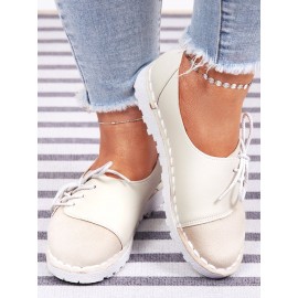 Women's Casual Vintage Round Toe Flats All Season Shoes